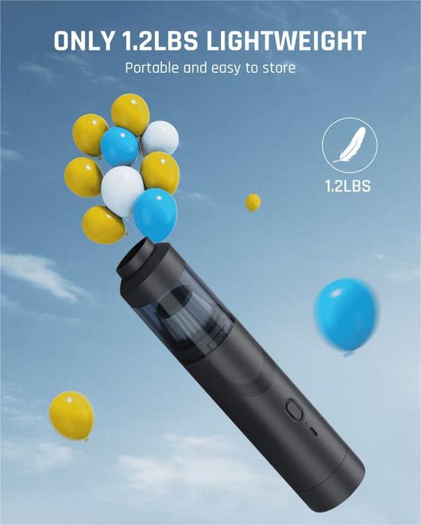 Slim V8 Mate Cordless Car Vacuum High Power 12000Pa/30AW