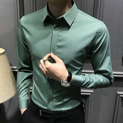 Men's Wrinkle-Free Button-Down Shirt