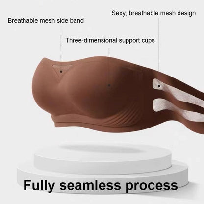 Women's seamless non-slip strapless bra