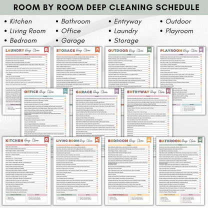 ADHD Cleaning & Organizing Toolkit - Chore Planner