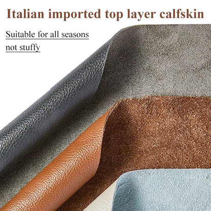 Genuine Soft Leather Dual Wearing Chunky Heels Anti-Fatigue Women's Shoes