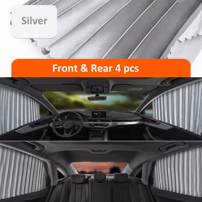 🌥️🔥Universal Fit Magnetic Car Side Window Privacy Sunshade🚗