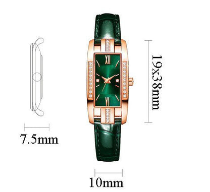 Elegant Temperament Square Ladies Quartz Watch (BUY 1 GET 1 FREE)
