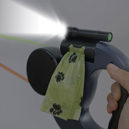 Multi-functional dog walking leash