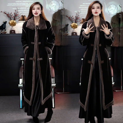 Winter Specials Stylish Plush Lined Overcoat for Women
