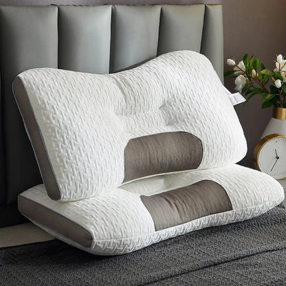 2025 Antibacterial Neck Support Sleep-Aid Massage Pillow