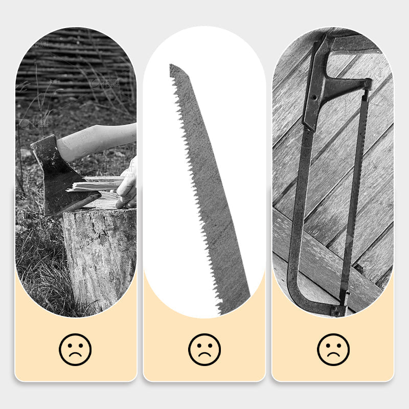 Lightweight and sharp universal pruning saw with sheath