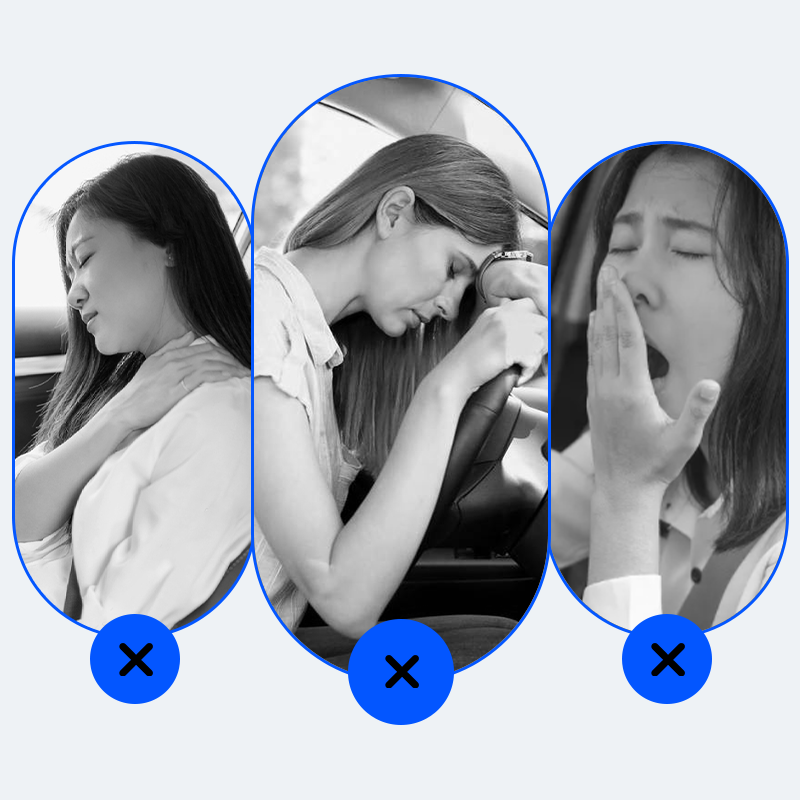 3D Memory Foam Car Seat Support Headrest