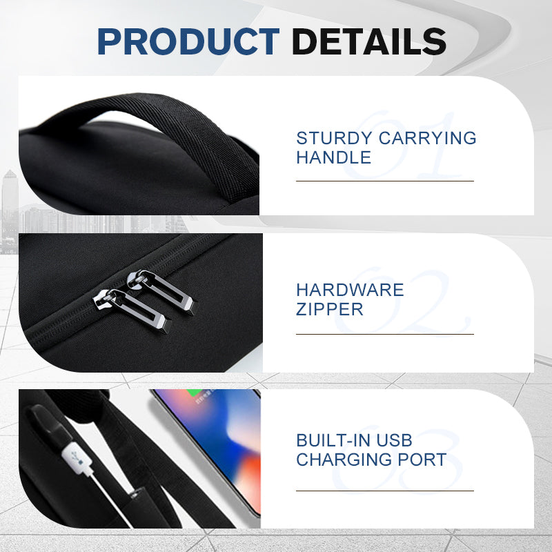 Large-Capacity Lightweight Hardshell Backpack